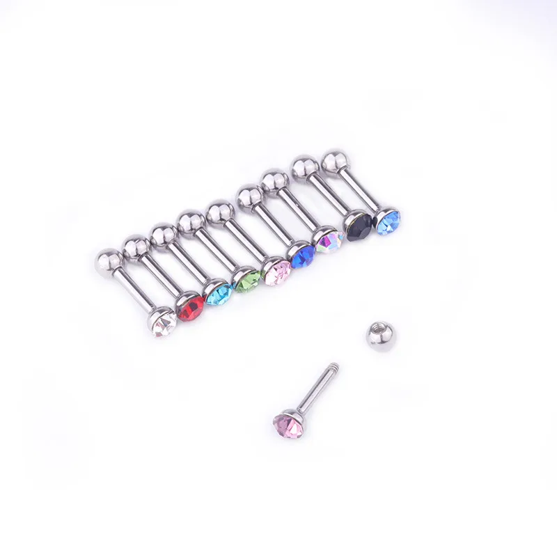 Wholesale 316L Stainless Steel Ear Cartilage Rings & Studs Geometric Waterproof Non Tarnish Surgical Steel Women'S