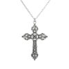 Wholesale European and American Baroque Cross Vintage Bohemian 1980 Madonna Pendant Gothic Necklace