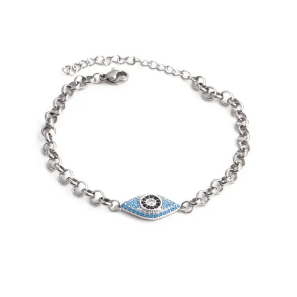 Wholesale Copper Fashion Devil'S Eye Bracelets