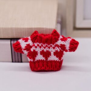 3 red hearts / 5.5cm