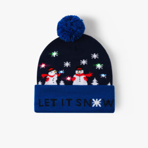 Navy blue snowman