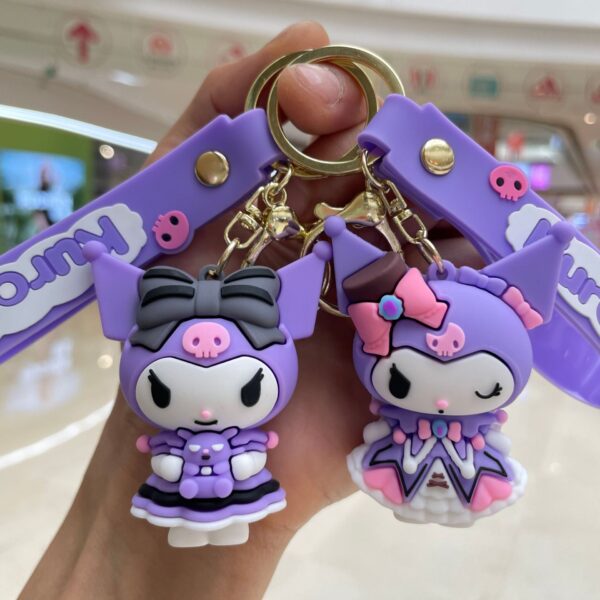 Wholesale Sanrio Kulomi Keychain Book Pendant Cute Doll Couple Gift Car Key Chain Hanging Small Gift