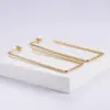 Wholesale PVD Coated 18K Gold Plated Fruit Stainless Steel Simple Style Waterproof Non Tarnish Earrings