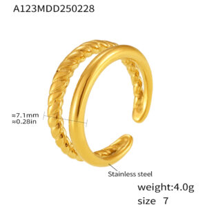 A123-Gold Ring / No. 7