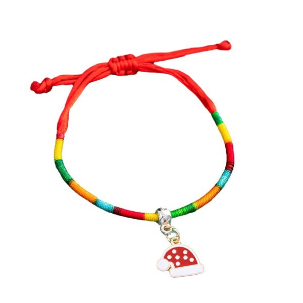 oly-1363ad3fda09f30357505b7b173c7d90 Wholesale Christmas colorful bracelet Christmas braided bracelet