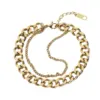 Wholesale Simple Double Layer Stainless Steel Chain Bracelet