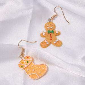 44. Asymmetric resin earrings