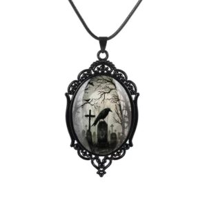 Wholesale Cross-border trade Amazon Black Art Gothic Victoria Jewelry Necklace Factory Outlet