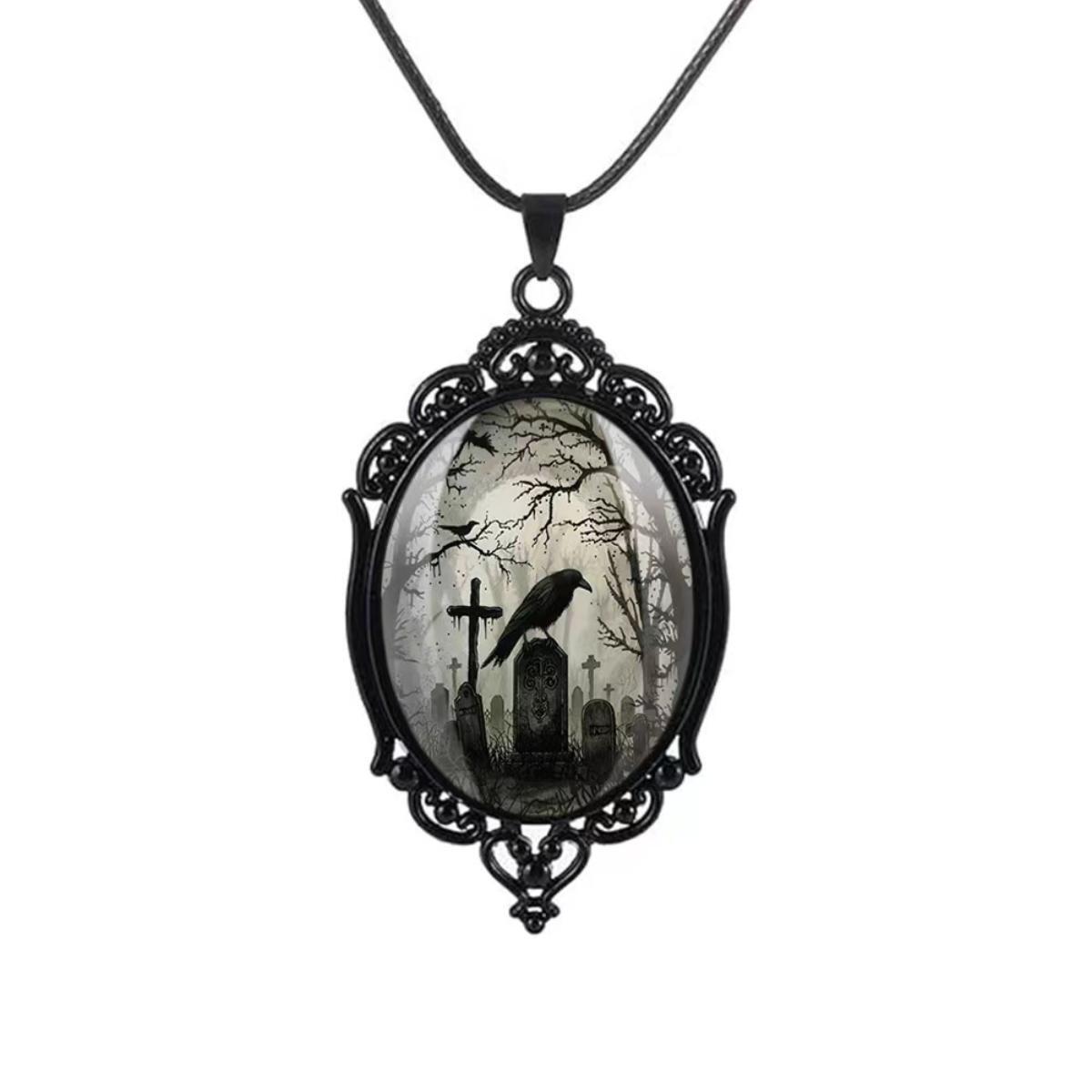 Wholesale Cross-border trade Amazon Black Art Gothic Victoria Jewelry Necklace Factory Outlet