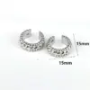 Wholesale 1 Pair Elegant Streetwear Geometric Plating Inlay Copper Artificial Pearls Zircon 18k Gold Plated Ear Studs