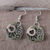 Wholesale Retro punk style mechanical gear earrings