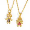 Wholesale Copper Plating Cartoon Character Necklace