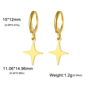 Golden Four Eight-Pointed Stars