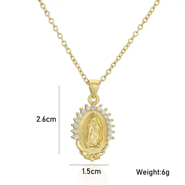 Wholesale Fashion Geometric Copper Necklace In Bulk