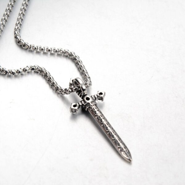 Wholesale Hip-Hop All-match Titanium Steel Diamond-encrusted Sword