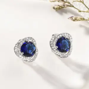 Ear Clip-Dark Blue / One Size / 1.2*1.2