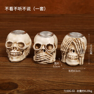 7150G-02 --- Don't look, don't listen, don't say (one set) / As shown in the figure