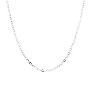 Txl072 [O-Shaped Chain Single Chain]] / Silver Plated