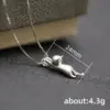 Wholesale Fashion Cat Copper Plating Pendant Necklace 1 Piece
