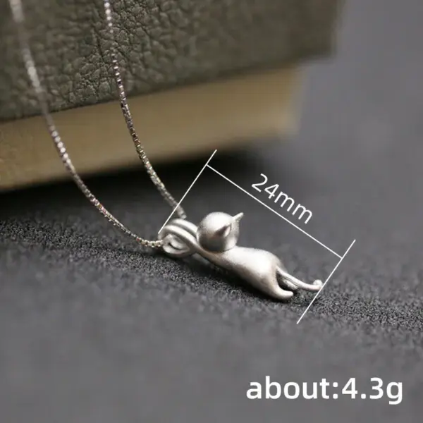 Wholesale Fashion Cat Copper Plating Pendant Necklace 1 Piece