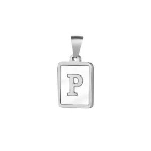 Silver / Letter P without Chain