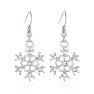 14.silver snowflake earrings 2