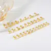 Wholesale 1 Pair Simple Style Geometric Plating Stainless Steel Ear Studs