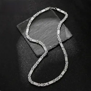 Steel Color Necklace 6mm*55cm / Stainless Steel S.STEEL