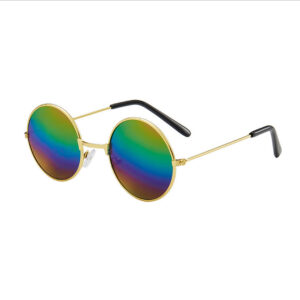 Gold frame + colorful