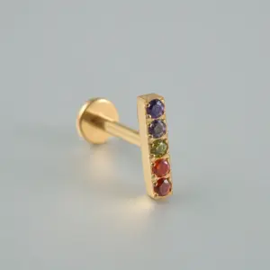 #4 Gold / Rod Thickness * Rod Length 1.2x8mm