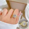 Wholesale Elegant Lady Simple Style Geometric Artificial Gemstones Titanium Steel Copper Inlay Artificial Gemstones Gold Plated Rings Earrings Necklace
