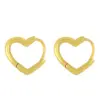 Wholesale Fashion Heart Plating Copper No Inlaid Copper Earrings