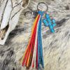 Wholesale Tassel Turquoise Retro Western Style Keychain