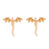 Wholesale Mini flying dragon earrings