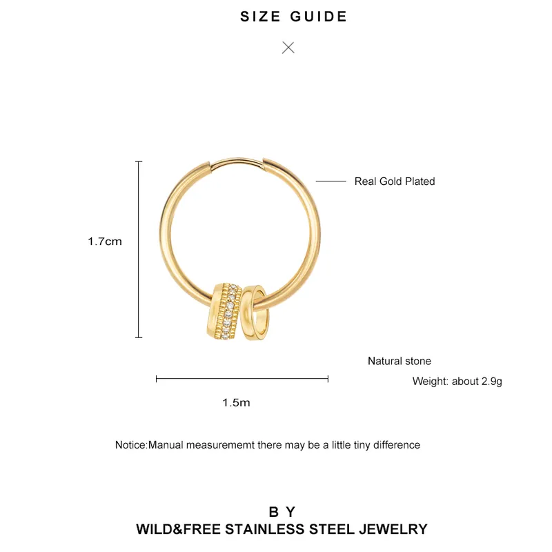 Wholesale PVD Coated 18K Gold Real Gold Plated Star 304 Stainless Steel Fashion Waterproof Non Tarnish Surgical Steel Earrings