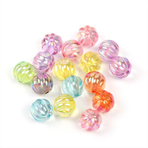 Pumpkin beads 16mm / Random color mixing