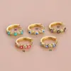 Ear Cartilage Rings & Studs Ethnic Style Devil'S Eye Copper Plating