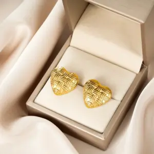 E1378-A (Gold Stud Earrings Pairs)
