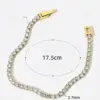 Wholesale Glam Geometric 304 Stainless Steel 16K Gold Plated White Gold Plated Gold Plated Zircon Stainless Steel Bracelets In Bulk