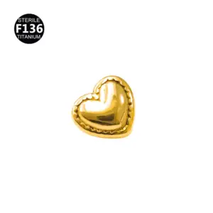 Heart Gold / 1.2x6mm M0.9