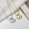 Wholesale Retro Simple Style Heart Shape Titanium Steel Plating Necklace