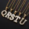 304 Stainless Steel Titanium Steel 18K Gold Plated Simple Style Plating Inlaid Shell Letter Shell