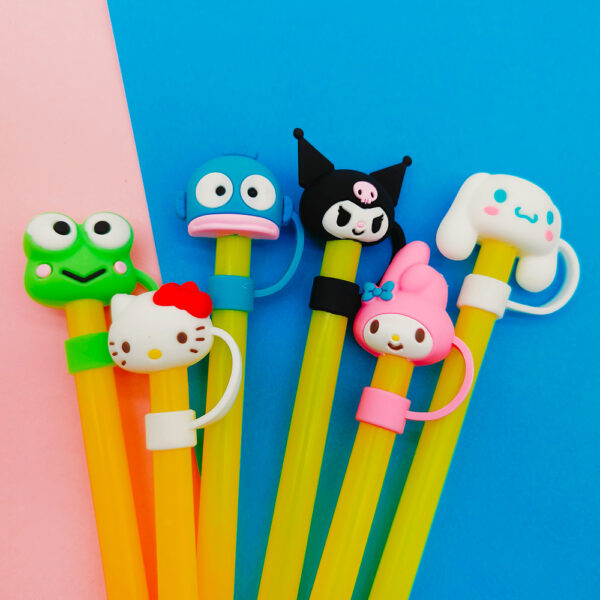 Wholesale 10mm STANLEY Stanley straw cap Sanrio straw sleeve dust plug cute cup decoration