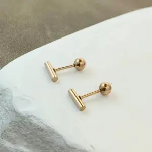 Rose Gold / 6mm Pair