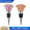Wholesale Rose Wine Stopper Wine Silicone Red Wine Bottle Stopper