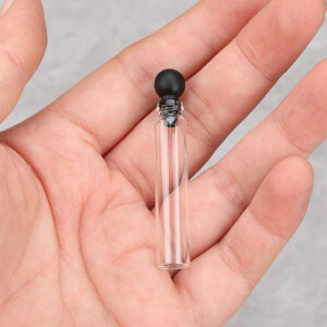 2ml; (black ball stopper); glass