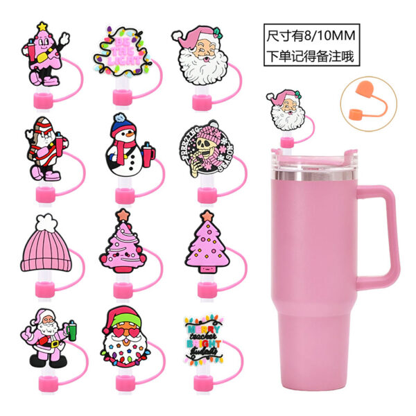 Wholesale Random 100pcs Christmas Series Decorative Straw Cap