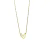 oly-14ea0e3712ac94055b961e2e3c8e09e7 Wholesale PVD Coated Real Gold Plated 18K Gold Heart Shape 304 Stainless Steel Simple Style Waterproof Non Tarnish 304 Stainless Steel Pendant Necklace