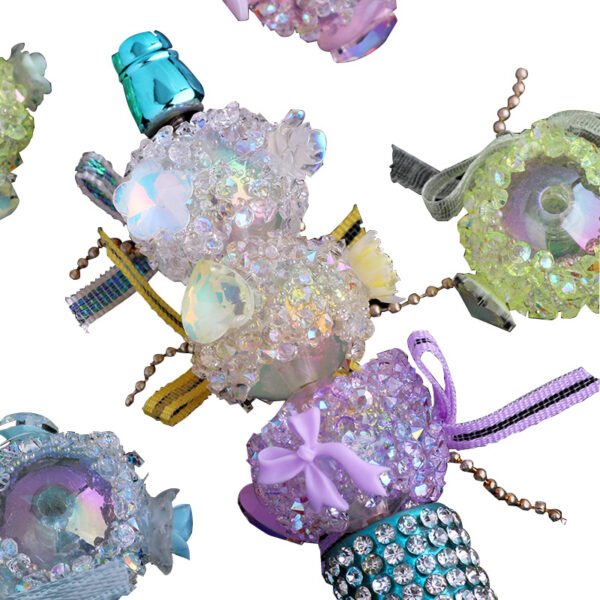 oly-14f934b647c0b47a7b3f3bdec59107d9 Wholesale New style bow heart design, high-end straight hole loose bead DIY mobile phone chain, key chain, bag chain, jewelry accessories