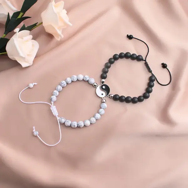 Ethnic Style Geometric Glass Bracelets In Bulk